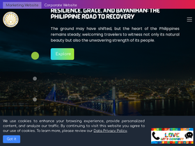 'tourism.gov.ph' screenshot