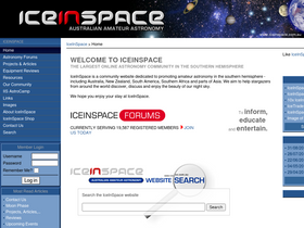 'iceinspace.com.au' screenshot
