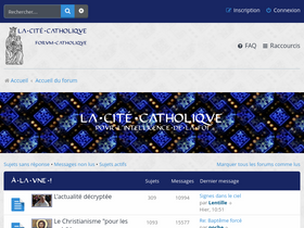 'cite-catholique.org' screenshot