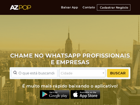 'azpop.com.br' screenshot