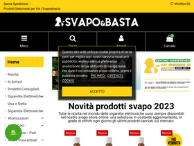 'svapoebasta.com' screenshot
