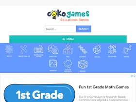 'cokogames.com' screenshot