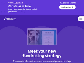 'raisely.com' screenshot