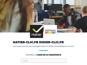 'hatier-clic.fr' screenshot