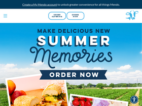 'mendocinofarms.com' screenshot