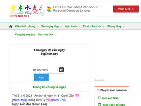 'huyenbi.net' screenshot