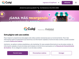 'culqi.com' screenshot