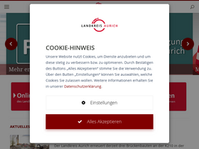 'landkreis-aurich.de' screenshot