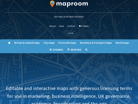'maproom.net' screenshot
