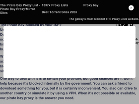 1337x Proxy List 2023- WORKING Unblock [ 1337x Mirror/ Proxy ]