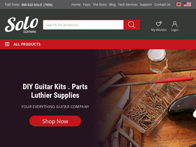 'solomusicgear.com' screenshot