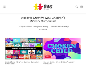 'sundayschool.store' screenshot