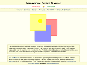 'ipho-unofficial.org' screenshot