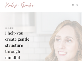 'kalynbrooke.com' screenshot