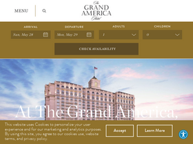 'grandamerica.com' screenshot