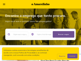 'oamarelinho.com.br' screenshot