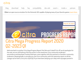 'citra-emu.org' screenshot