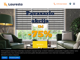 'lauresta.lt' screenshot