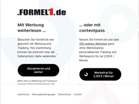 'formel1.de' screenshot
