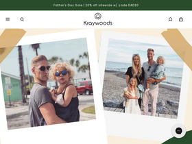 'kraywoods.com' screenshot