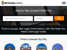'getlegalindia.com' screenshot