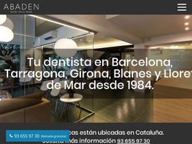 'abadendentistas.com' screenshot