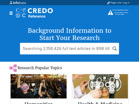 'credoreference.com' screenshot