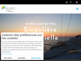 'antibesjuanlespins.com' screenshot