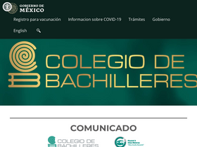 'cbachilleres.edu.mx' screenshot
