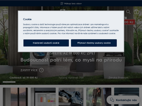 'electrolux.cz' screenshot