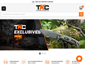'theknifeconnection.com' screenshot