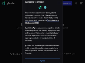 'gains.trade' screenshot