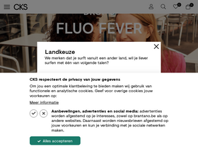 'cks-fashion.com' screenshot