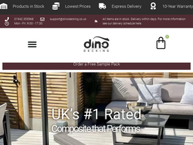 'dinodecking.co.uk' screenshot