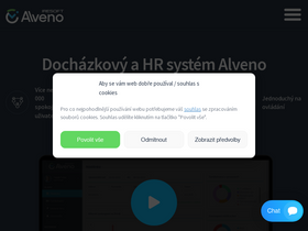 'alveno.cz' screenshot
