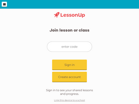 'lessonup.app' screenshot