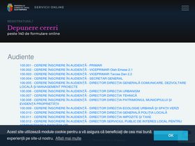 'e-primariaclujnapoca.ro' screenshot