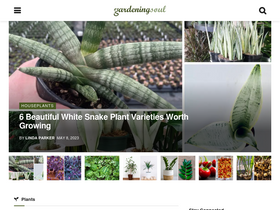 'gardeningsoul.com' screenshot