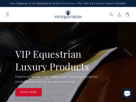 vip-equestrian.com homepage screenshot