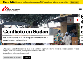 'iniciativassolidarias.msf.mx' screenshot