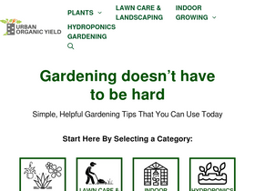 'urbanorganicyield.com' screenshot