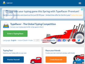 'typeracer.com' screenshot