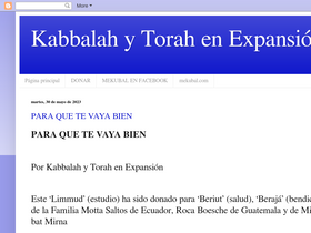 'kabbalahytorah.blogspot.com' screenshot