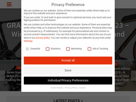 'granfondo-cycling.com' screenshot