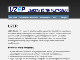 'uzep.org' screenshot