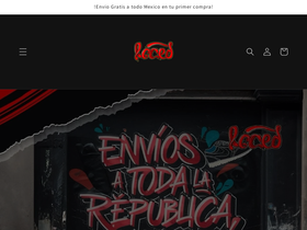 redlacesmx.com homepage screenshot