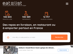 'eat-list.fr' screenshot