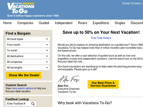 'tourvacationstogo.com' screenshot