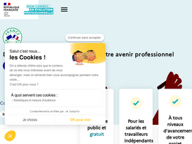 'infocep.fr' screenshot