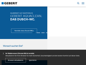 'geberit-aquaclean.de' screenshot
